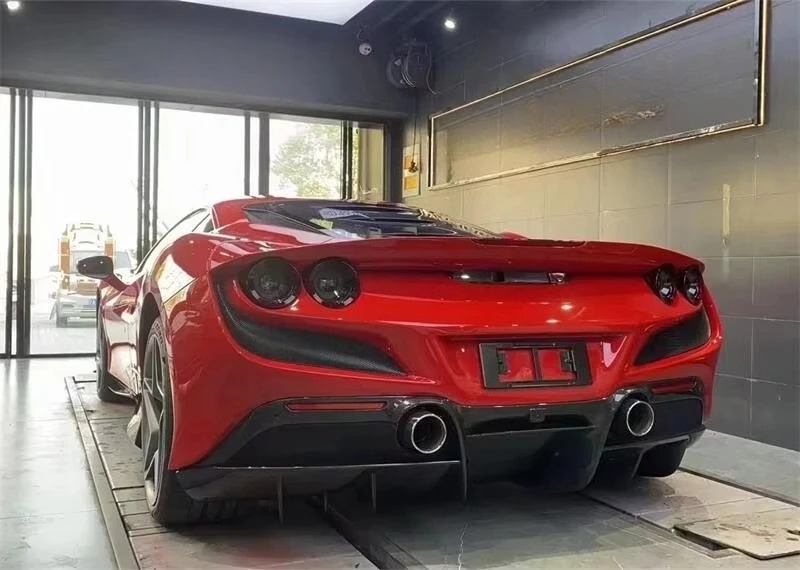 Car Kit for  F8 Modified OEM Style Carbon Fiber Front Lip Front Trim Side Skirt Rear Lip Tail Wing